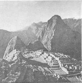 Ruinerne af en Inkaby i Andesbjergene, en fin kultur ødelagt af europæiske barbarer.