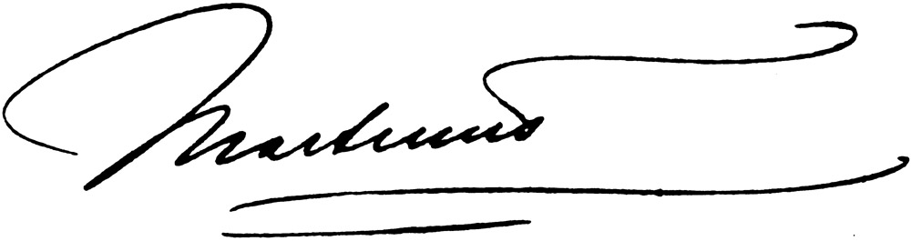Martinus' underskrift